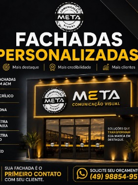 Projeto de fachada personalizada em ACM